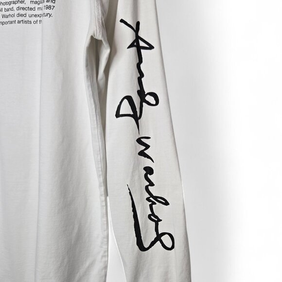 Zara x Andy Warhol Beethoven Long Sleeve Shirt Men's Painting Retro Artist M - Picture 4 of 6